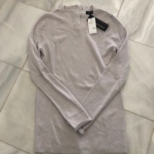 Dove grey 100% merino wool sweater